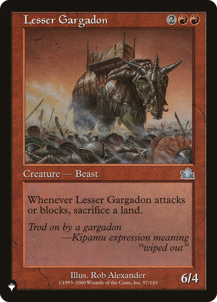 Lesser Gargadon [LIST - 97/143]