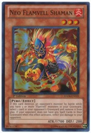 Neo Flamvell Shaman (HA04-EN033) - Hidden Arsenal 4 1st Edition