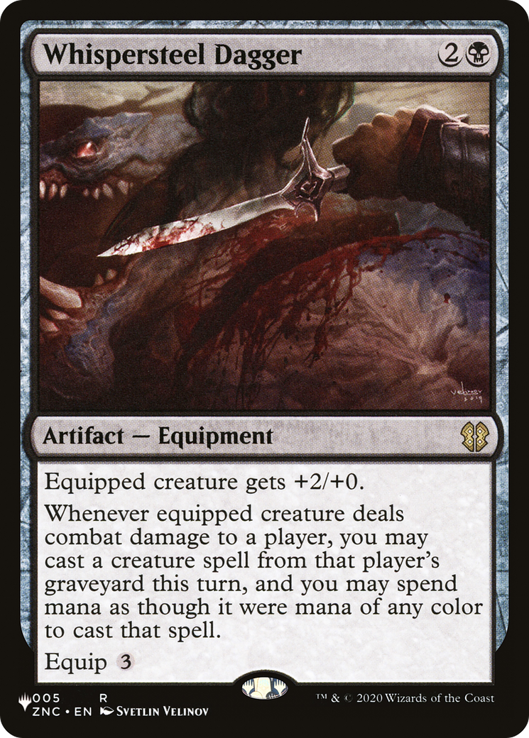 Whispersteel Dagger [LIST - 005]