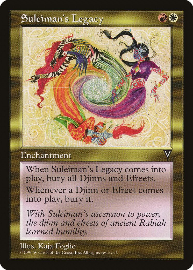 Suleiman's Legacy [VIS - N/A]