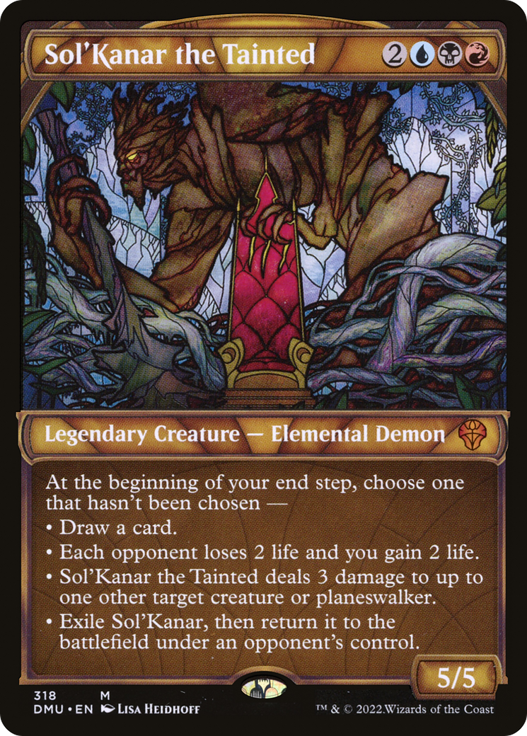 Sol'Kanar the Tainted (Showcase) [DMU - 318]