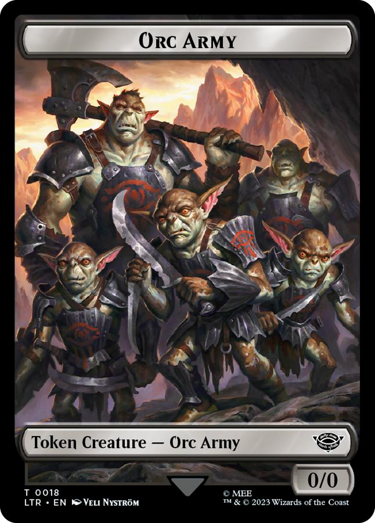 Orc Army (TLTR-018) - Tales of Middle-earth Tokens Foil