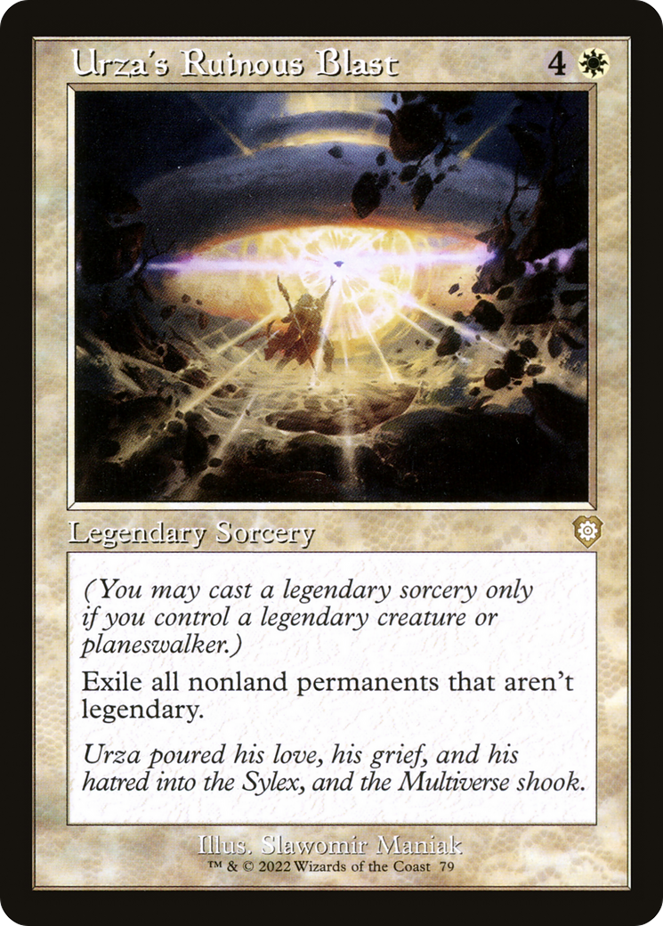 Urza's Ruinous Blast (Retro Frame) [BRC - 79]