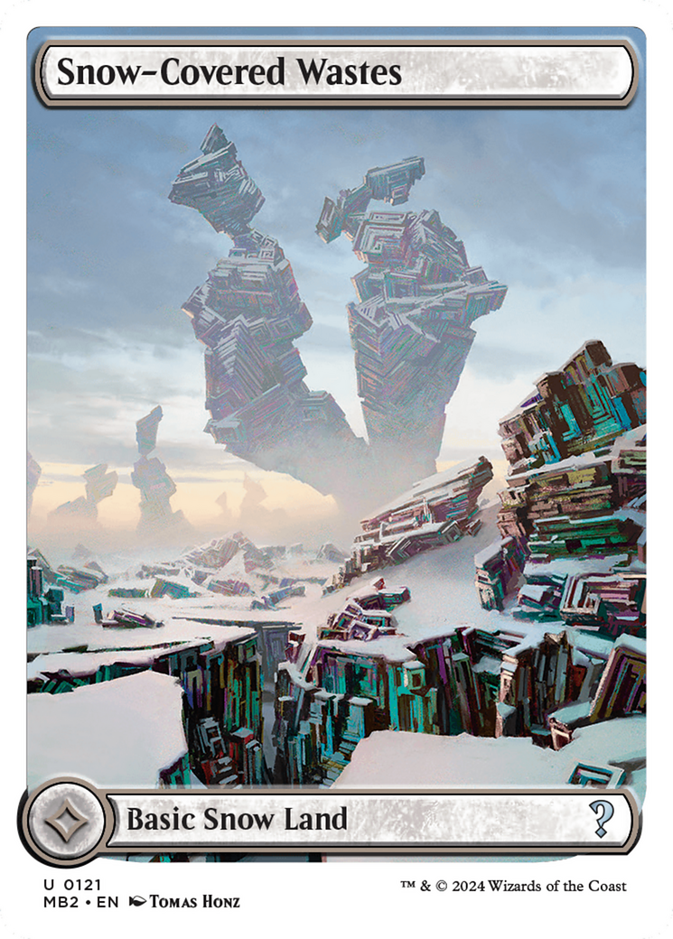 Snow-Covered Wastes (White Border) [MB2 - 121]