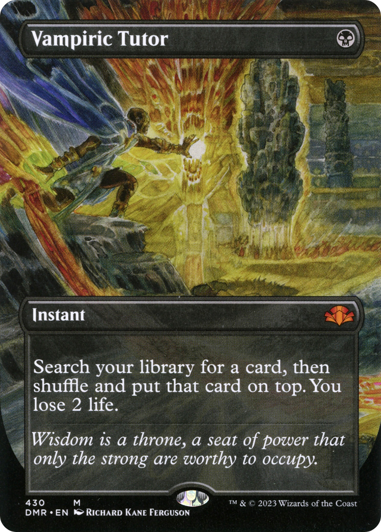 Vampiric Tutor (Borderless) [DMR - 430]