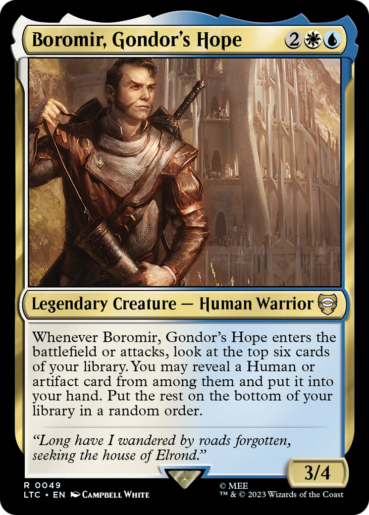 Boromir, Gondor's Hope [LTC - 49]