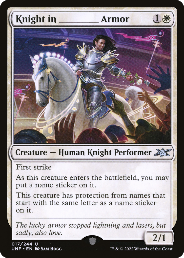 Knight in _______ Armor [UNF - 17]