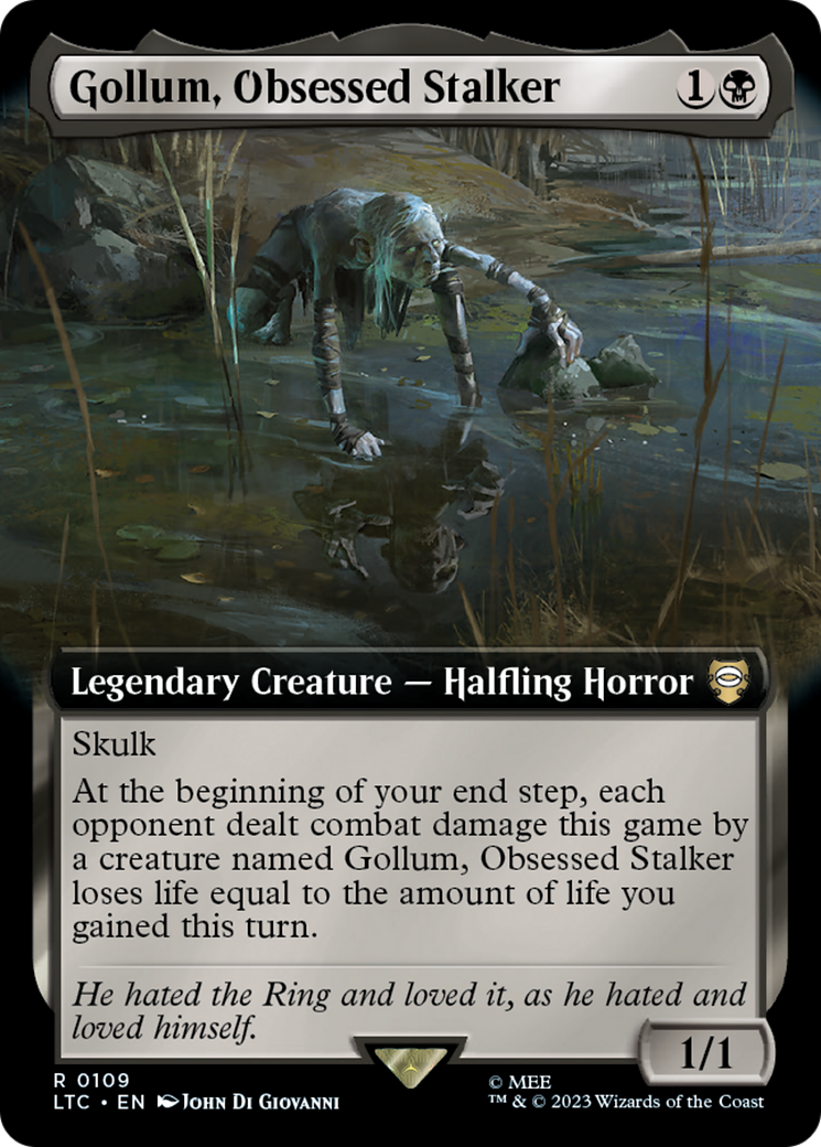 Gollum, Obsessed Stalker (Extended Art) [LTC - 109]