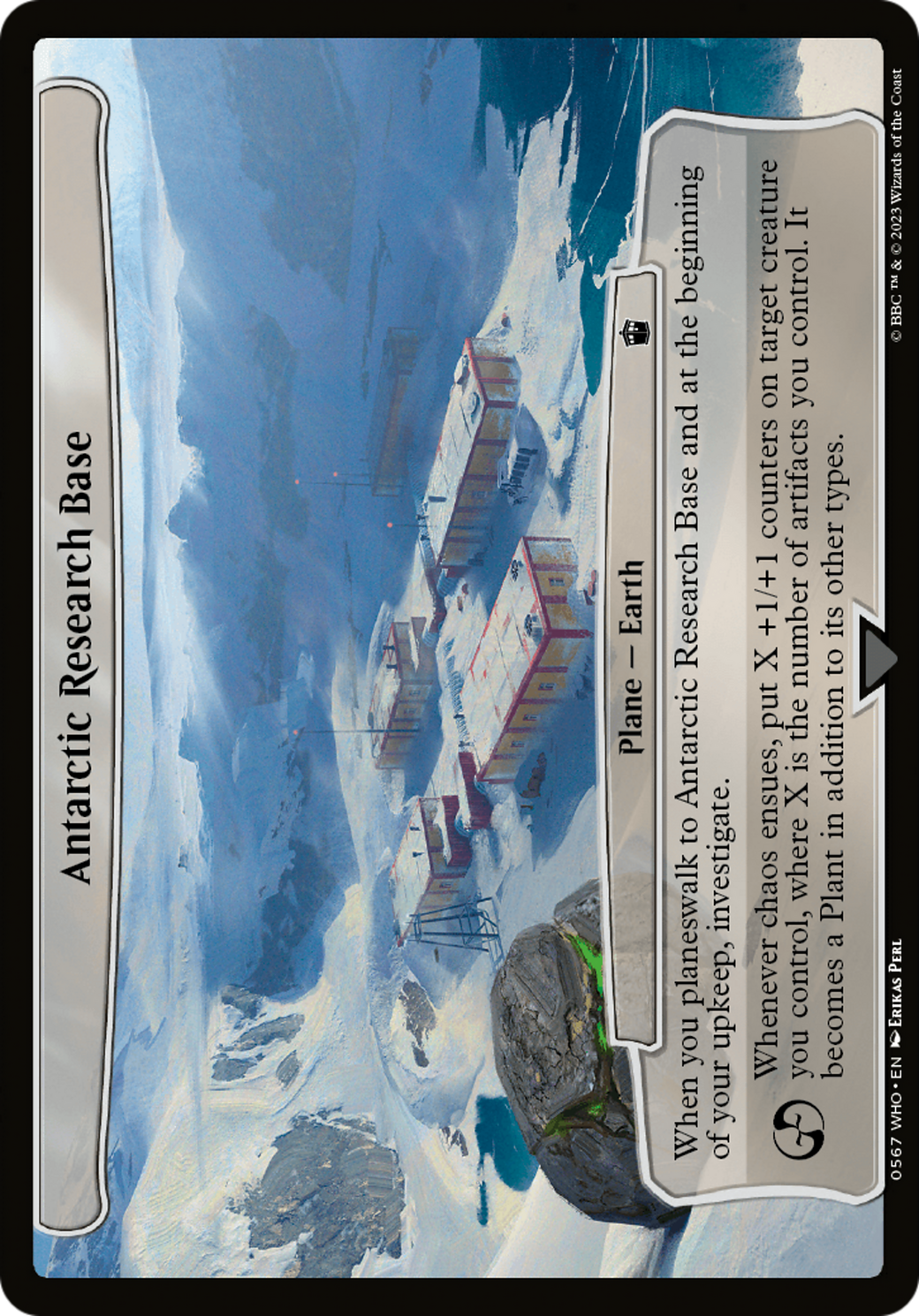 Antarctic Research Base [WHO - 567]