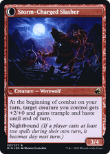 Reckless Stormseeker (PRE-157) - Innistrad: Midnight Hunt Promos: (Double Faced Transform) Foil