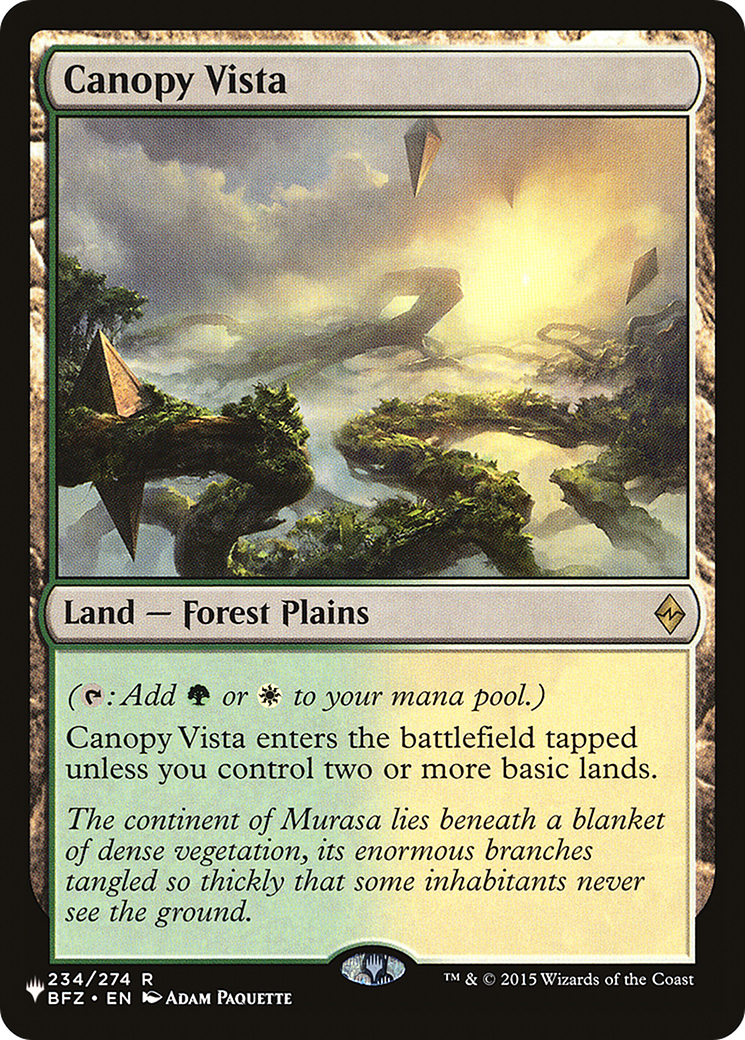 Canopy Vista [LIST - 234/274]