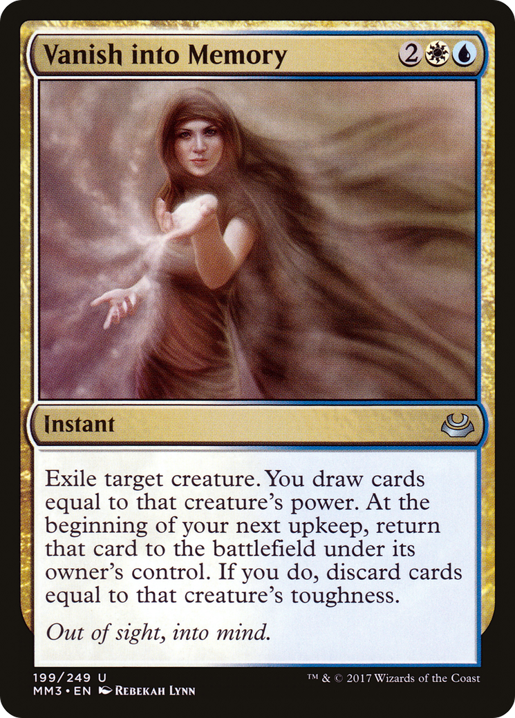 Vanish into Memory (MM3-199) - Modern Masters 2017 Foil