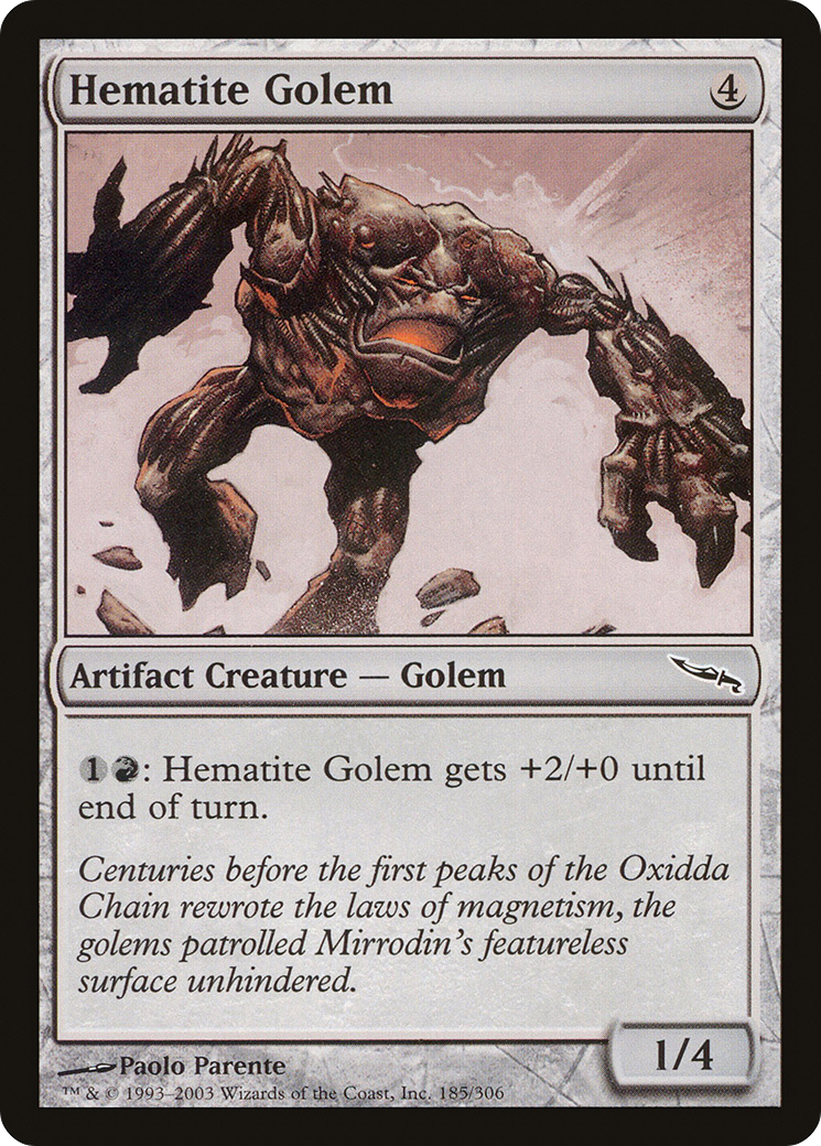 Hematite Golem [MRD - 185]