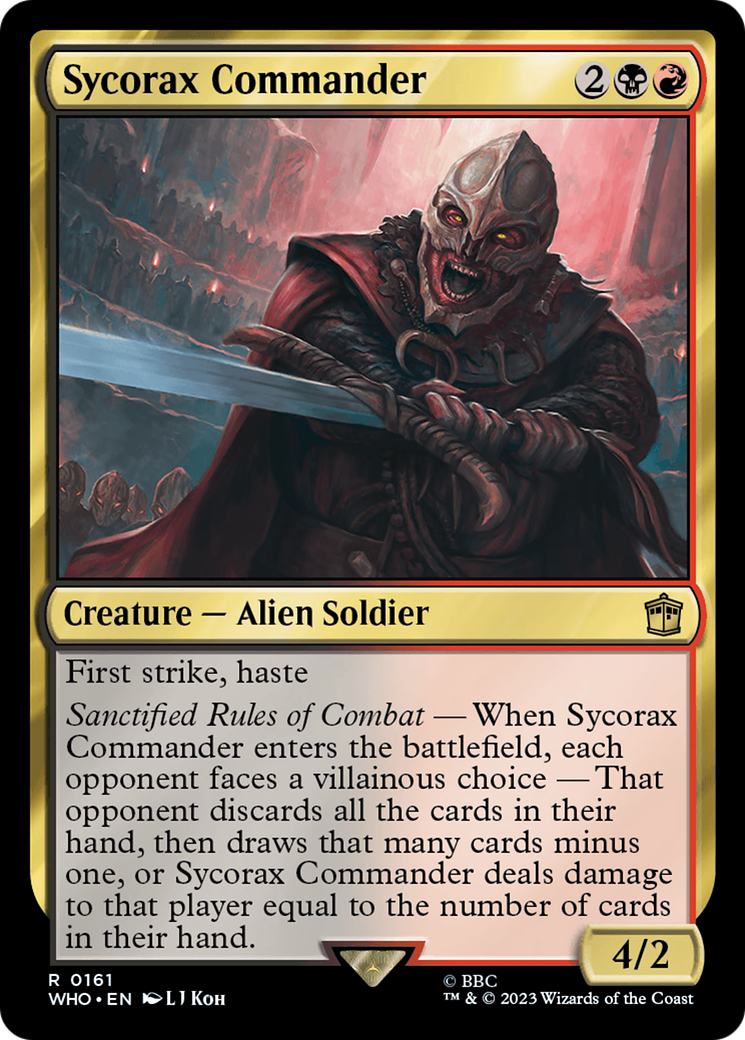 Sycorax Commander (WHO-161) - Doctor Who Foil