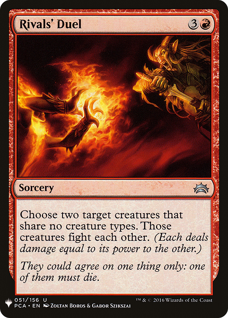 Rivals' Duel [LIST - 51]
