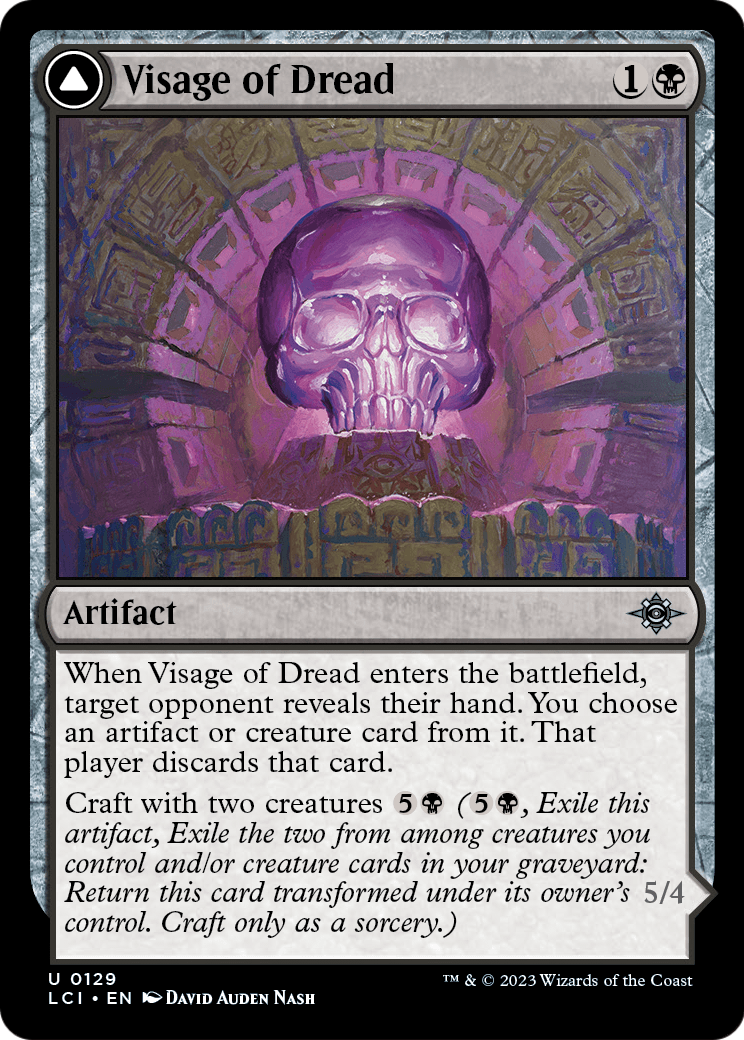 Visage of Dread (LCI-129) - The Lost Caverns of Ixalan