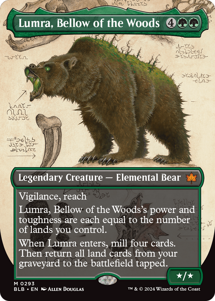 Lumra, Bellow of the Woods (Borderless) (0293) [BLB - 293]