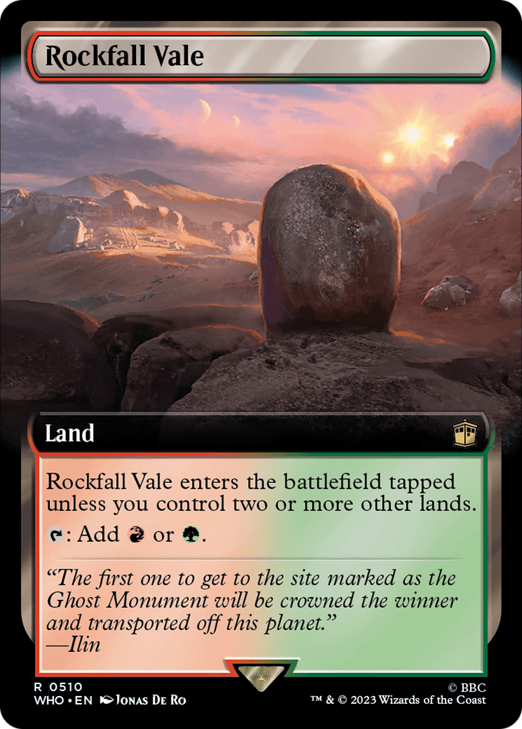 Rockfall Vale (Extended Art) [WHO - 510]