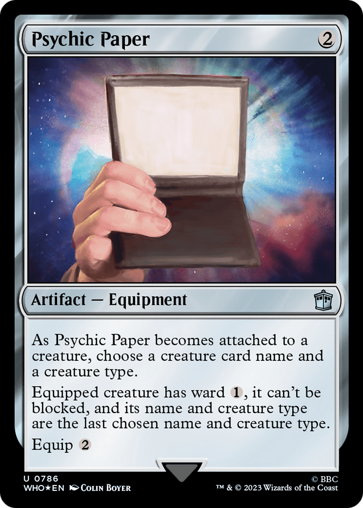 Psychic Paper (Surge Foil) [WHO - 786]