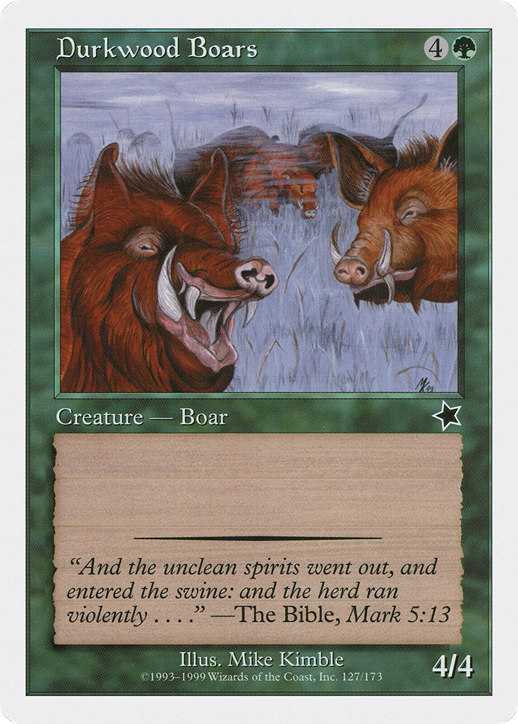 Durkwood Boars [S99 - 127]