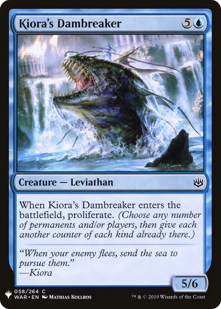 Kiora's Dambreaker [LIST - 58]
