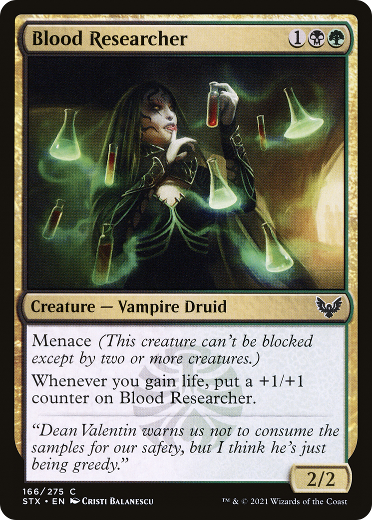 Blood Researcher [STX - 166]