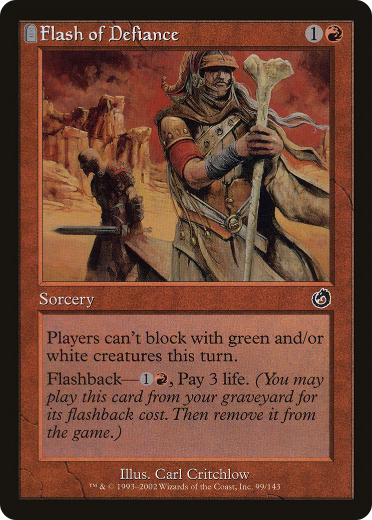 Flash of Defiance [TOR - 99]