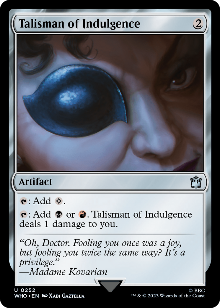 Talisman of Indulgence [WHO - 252]