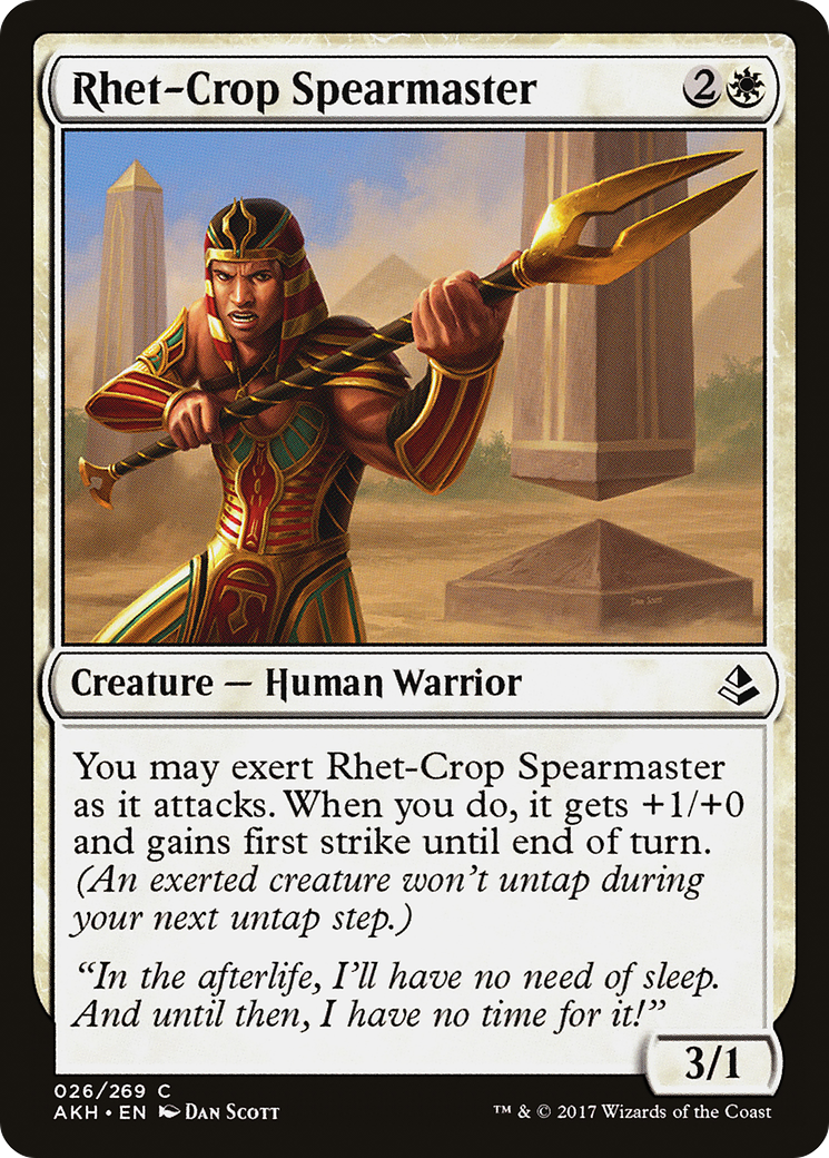 Rhet-Crop Spearmaster [AKH - 26]