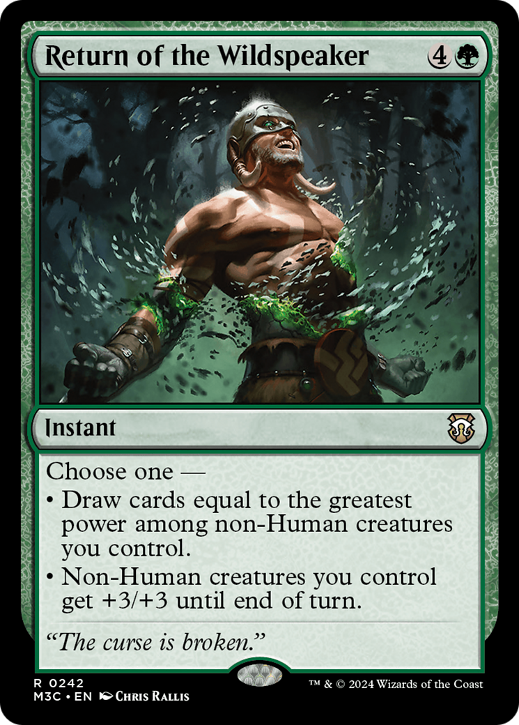 Return of the Wildspeaker [M3C - 242]