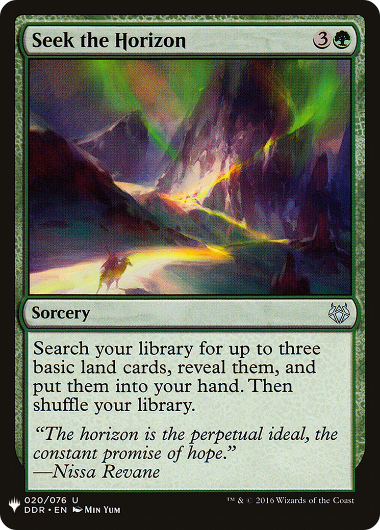 Seek the Horizon [LIST - 20]