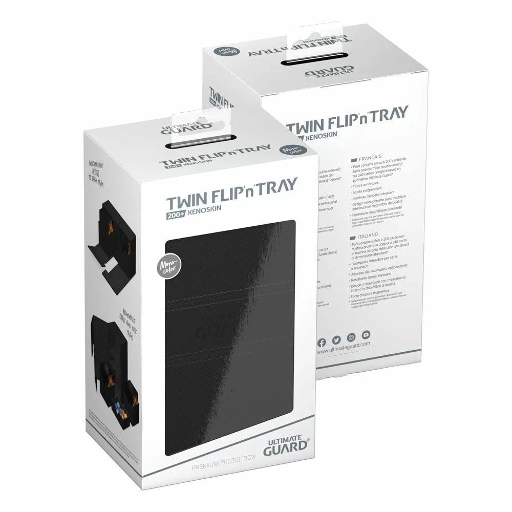 Ultimate Guard TWIN FLIP’N’TRAY XENOSKIN - Black
