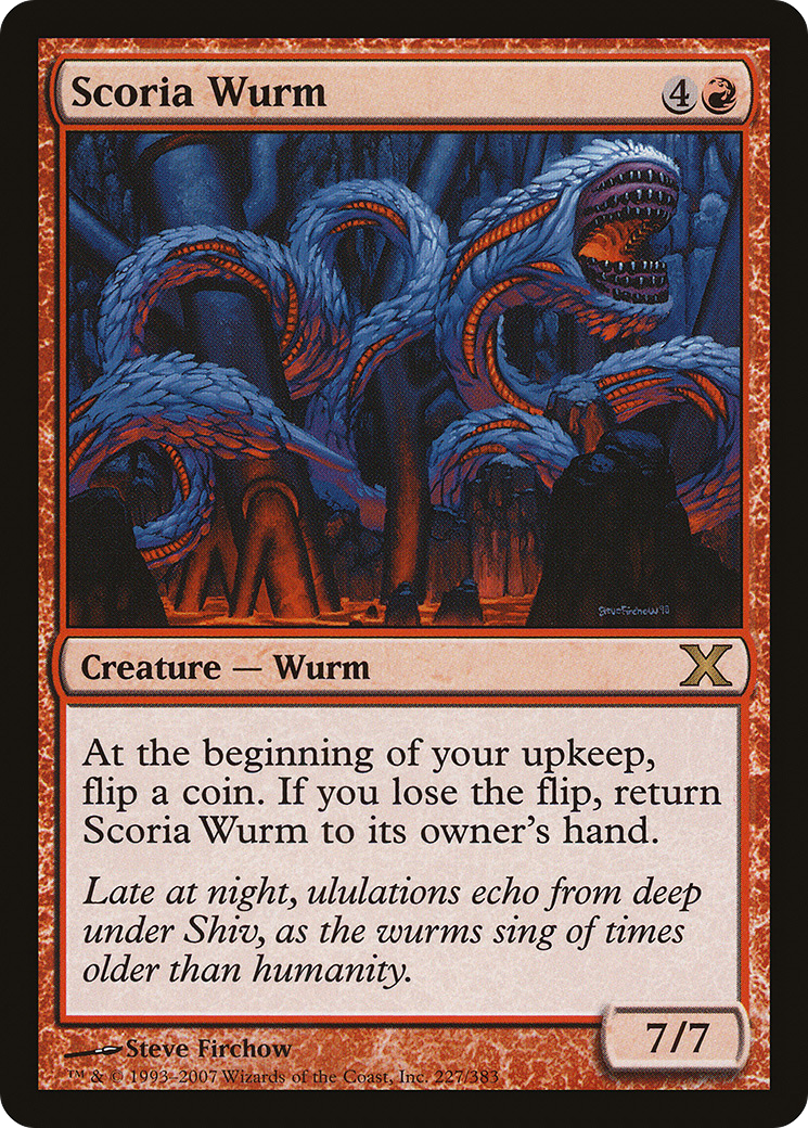 Scoria Wurm [10E - 227]