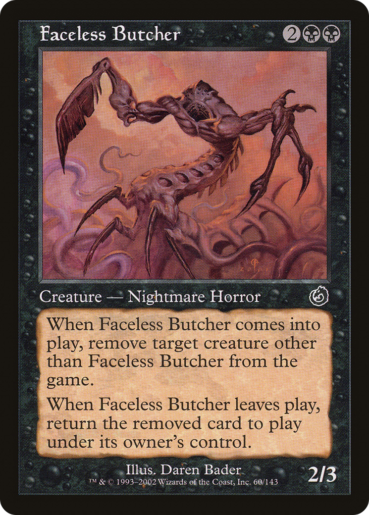Faceless Butcher [TOR - 60]
