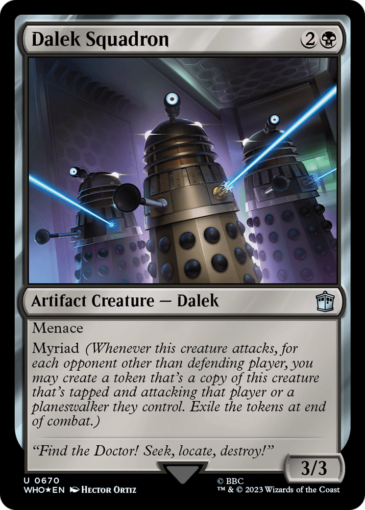 Dalek Squadron (Surge Foil) [WHO - 670]