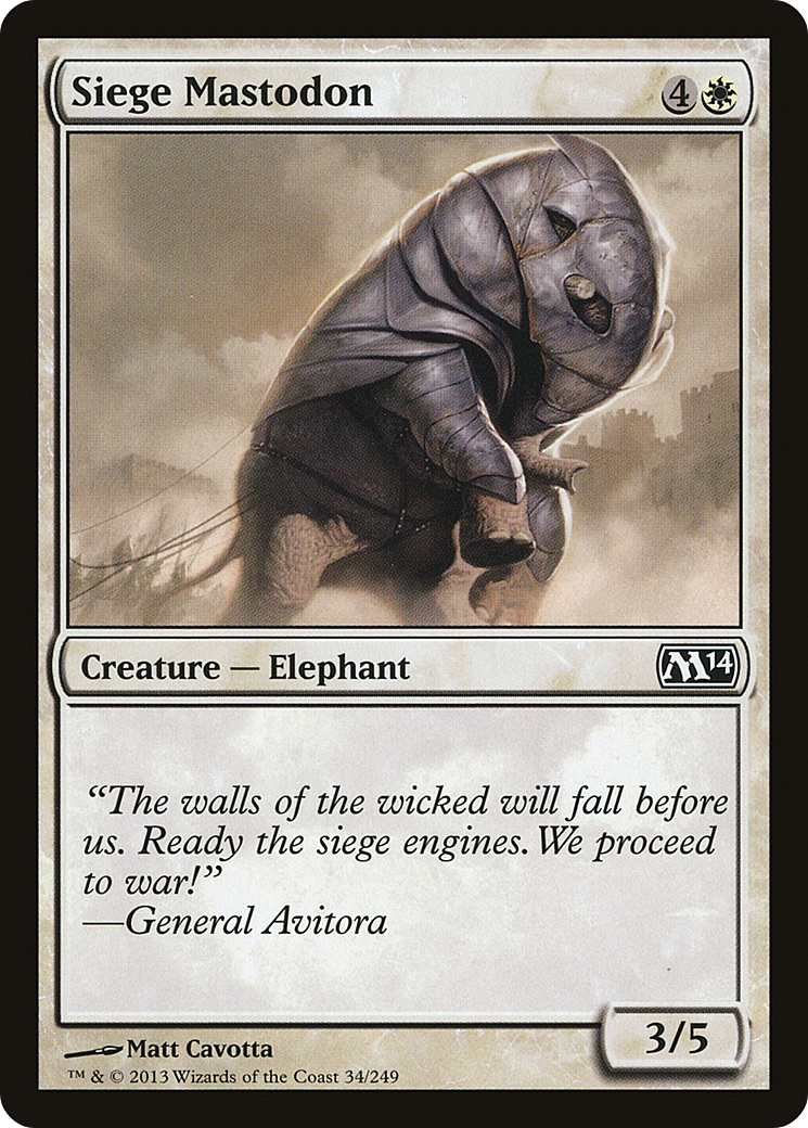 Siege Mastodon [M14 - 34]