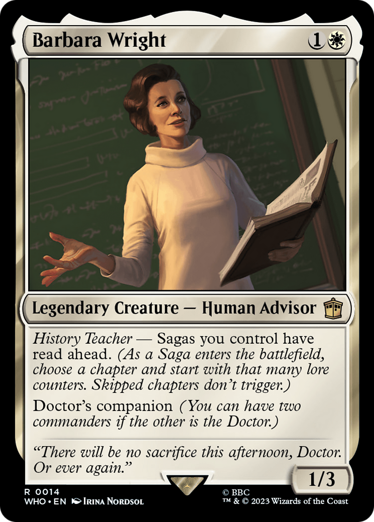 Barbara Wright [WHO - 14]