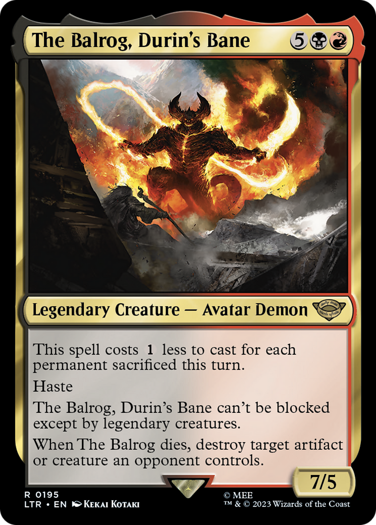 The Balrog, Durin's Bane [LTR - 195]