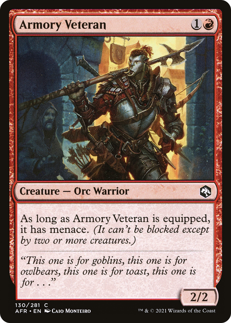 Armory Veteran [AFR - 130]