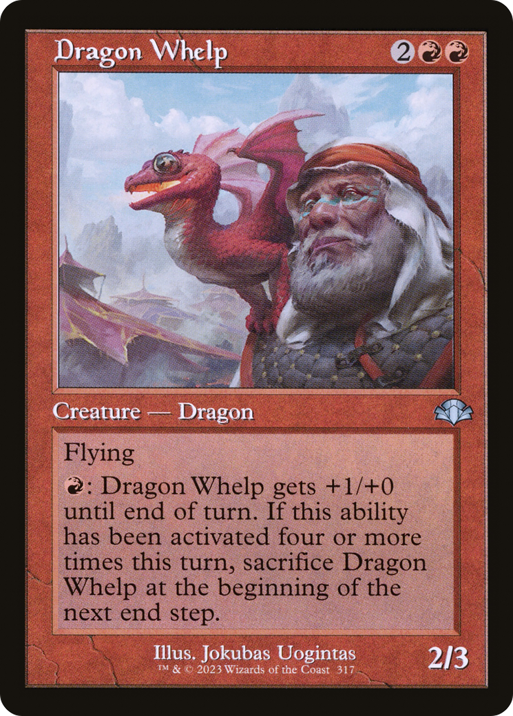 Dragon Whelp (Retro Frame) [DMR - 317]