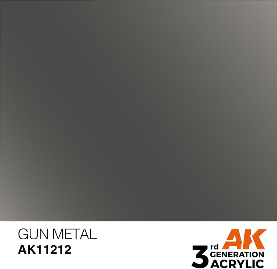 AK Interactive 3G Acrylic Gun Metal 17ml