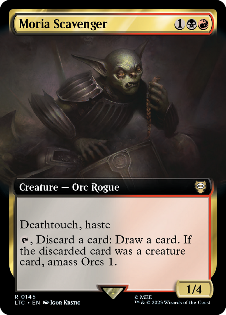 Moria Scavenger (Extended Art) [LTC - 145]