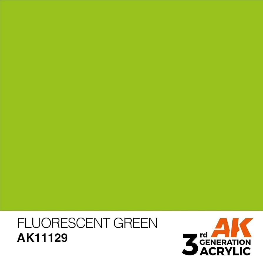 AK Interactive 3G Acrylic Fluorescent Green 17ml