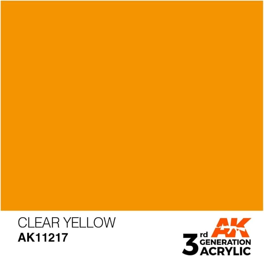 AK Interactive 3G Acrylic Clear Yellow 17ml