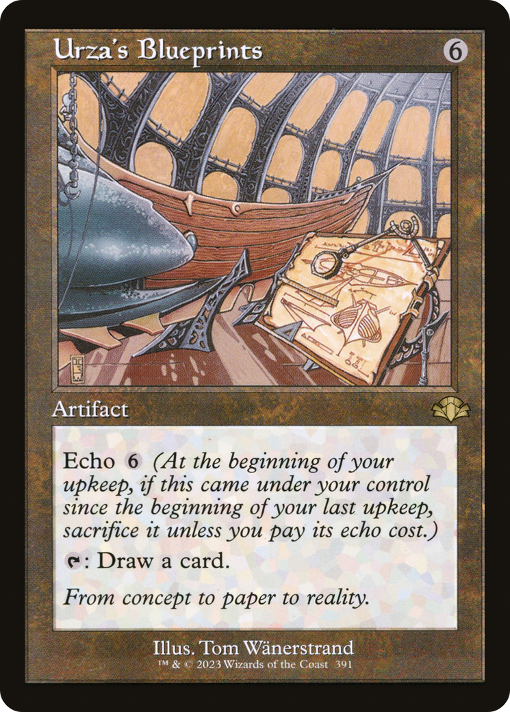 Urza's Blueprints (Retro Frame) [DMR - 391]