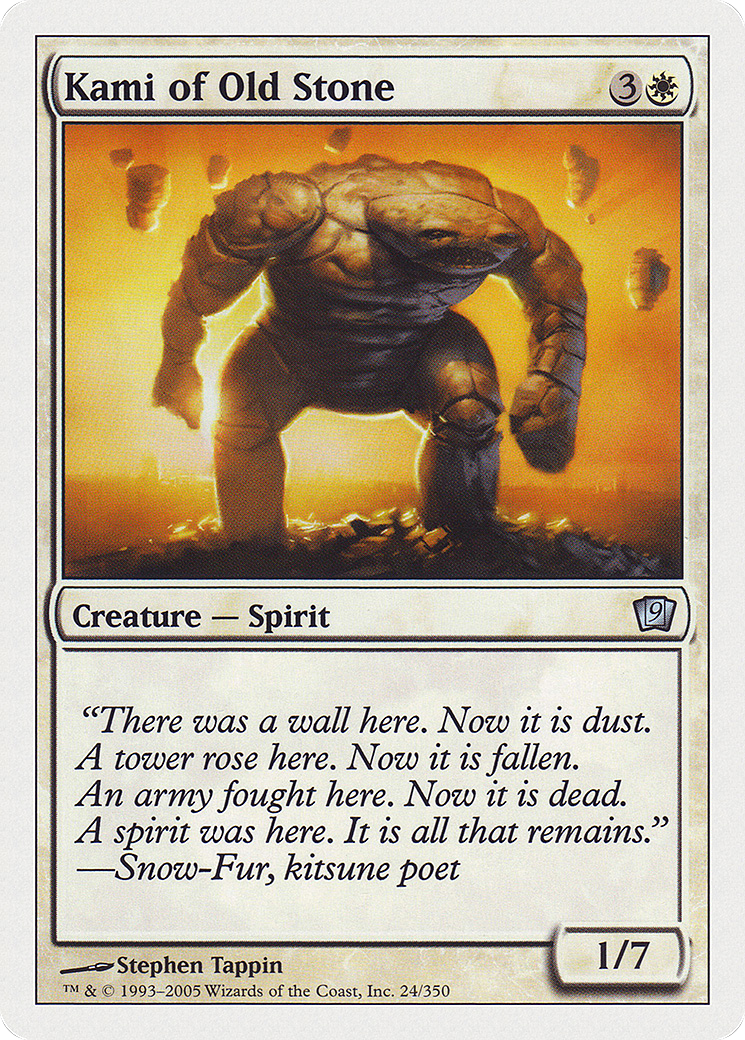 Kami of Old Stone [9ED - 24]