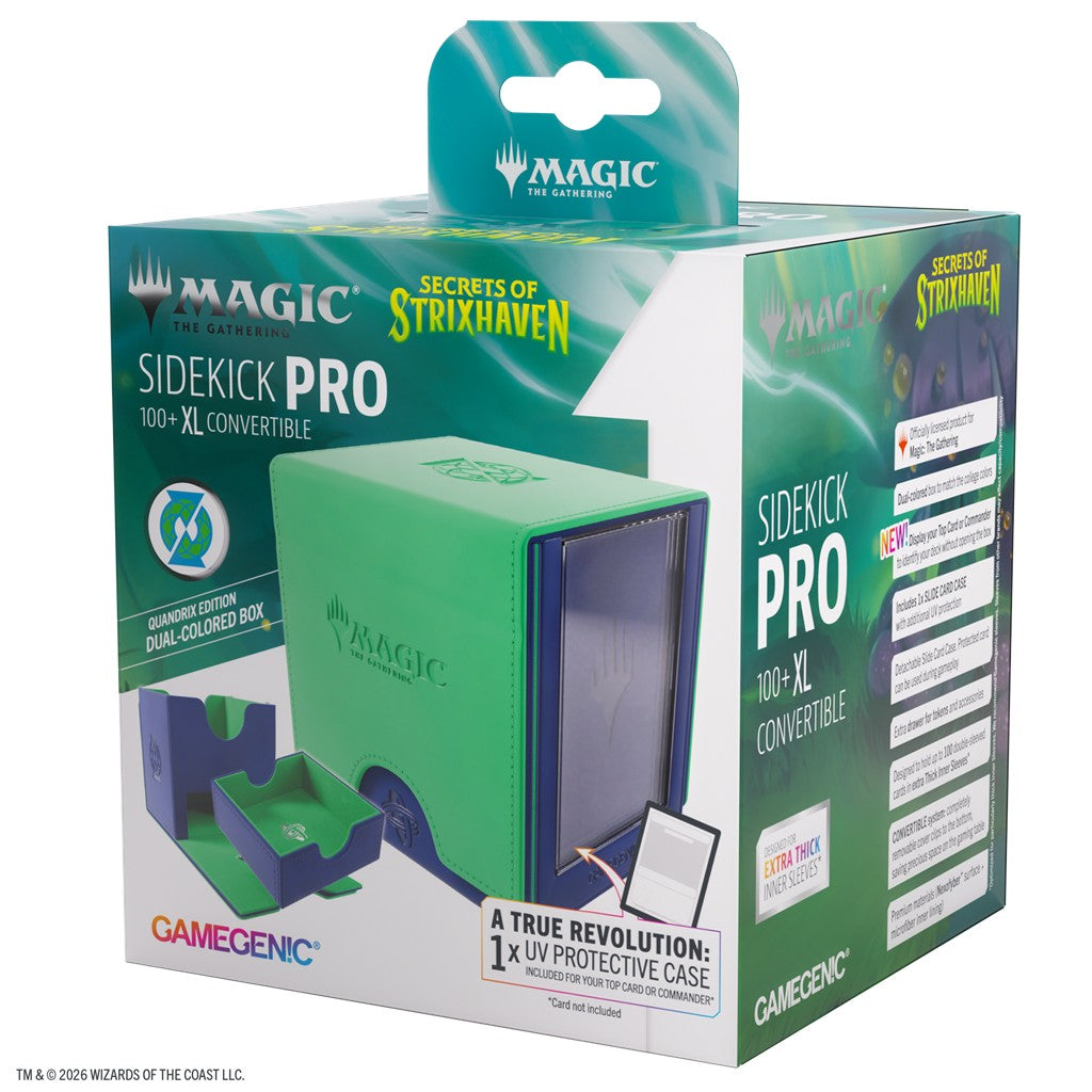 Magic: The Gathering Secrets of Strixhaven Sidekick Pro 100+ XL - Quandrix - GameGenic Deck Boxes