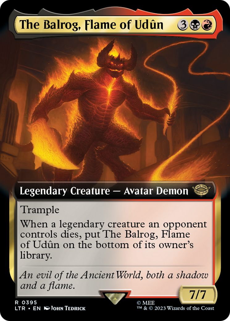 The Balrog, Flame of Udun (Extended Art) [LTR - 395]