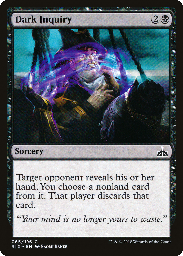 Dark Inquiry [RIX - 65]