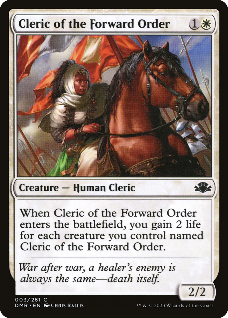 Cleric of the Forward Order [DMR - 3]